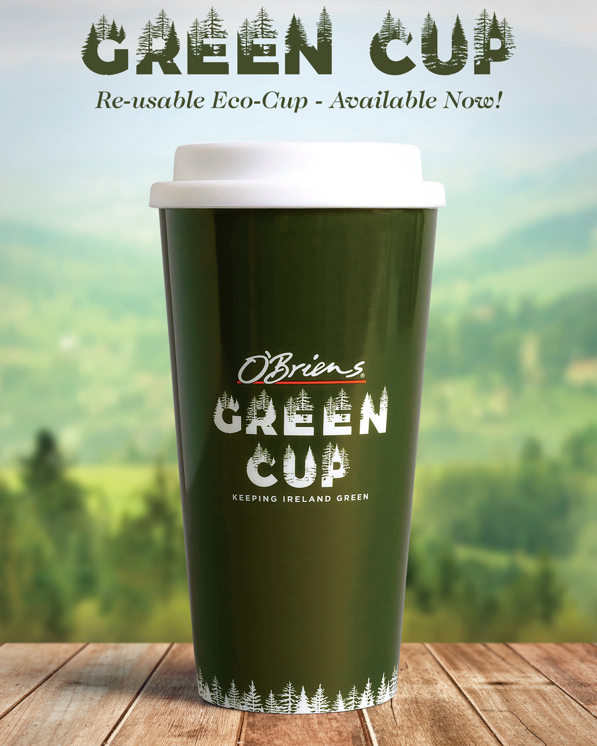 O'Briens New Green Cup – O'Briens Café